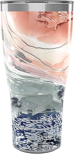Tervis Traveler - Vaso aislado de triple pared Kelly Ventura Drift de viaje mantiene las bebidas frías y calientes, 30 onzas, acero inoxidable