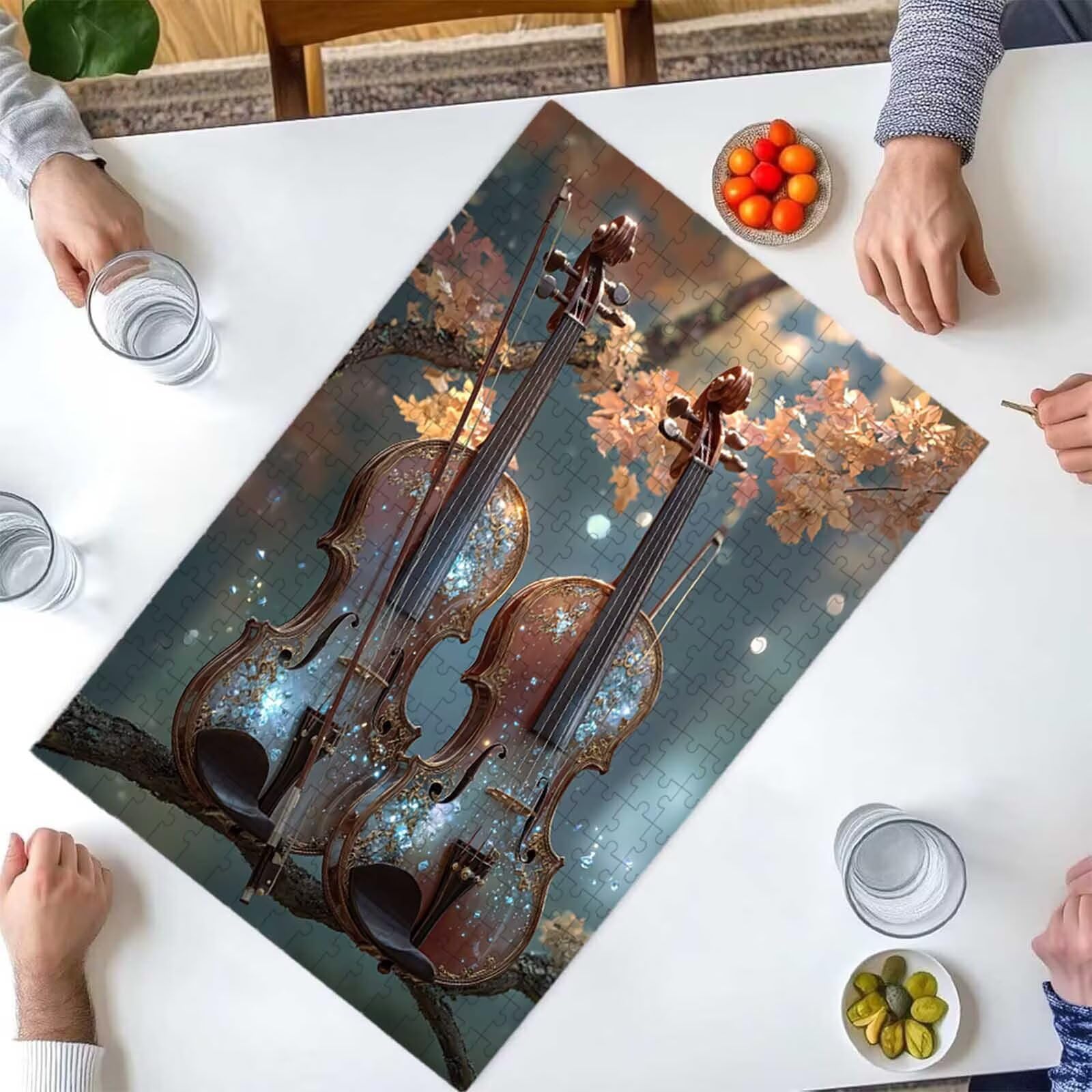 Puzzle dla dorosłych 1500 sztuk | Zabawa rodzinna i zajęcia grupowe dla nastolatków i prezent urodzinowy dla dzieci w wieku 14 lat | Dekoracja domu i pomysł na prezent Relax87 x 57 cm PjY9265 Q-C
