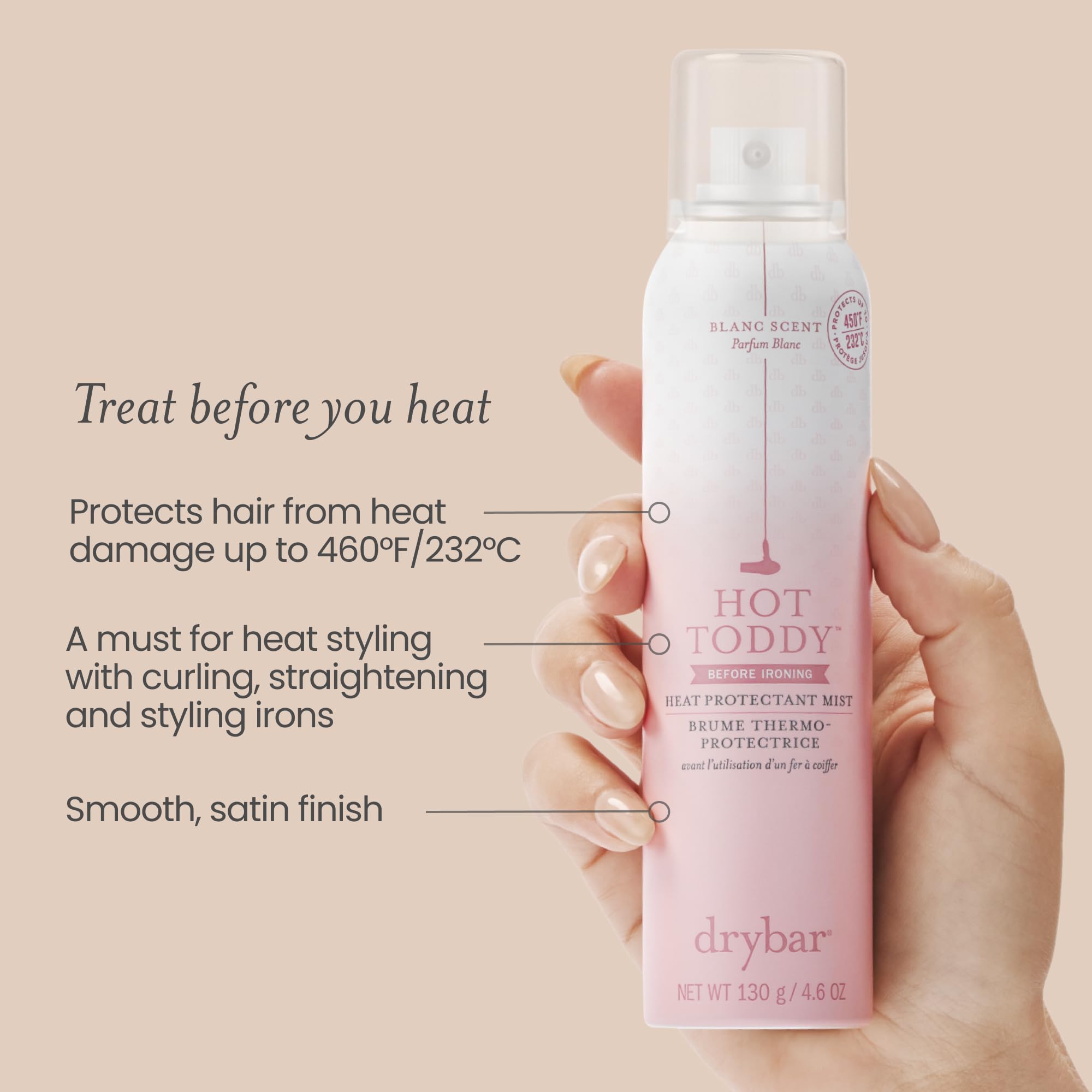 Drybar Hot Toddy Heat Protection Spray for Hair