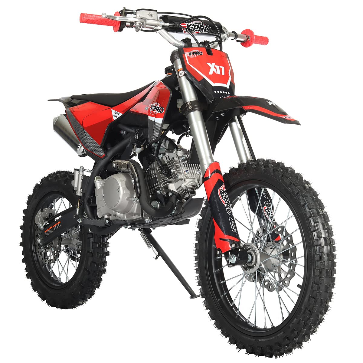 X-PRO X17 125cc Automatic Transmission Dirt Bike with Electric Start, Big 17"/14" Tires!