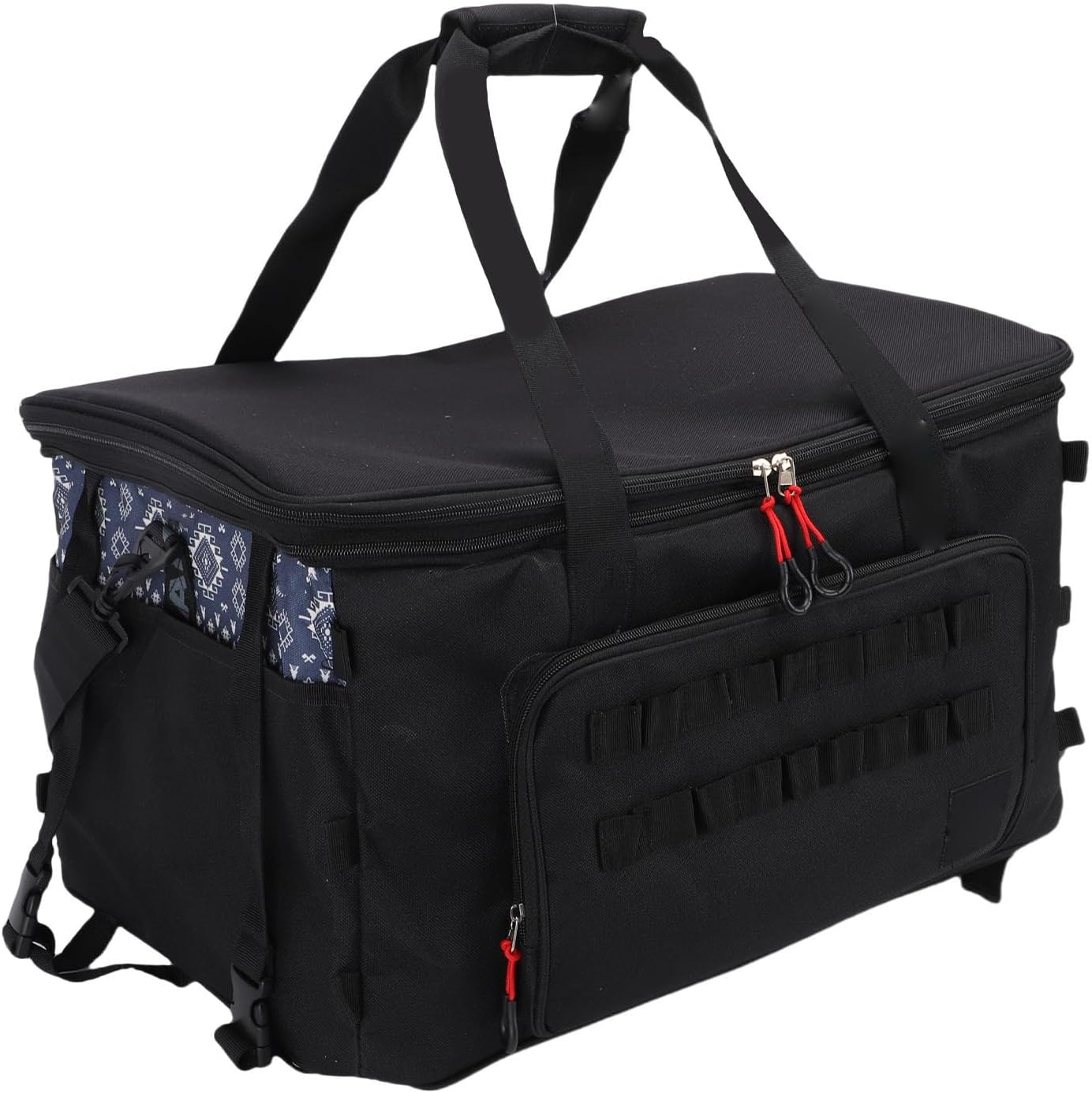 Tactical Camping Storage Bag, 67L Water Proof Oxford Cloth Multifunctional Camping Cookware Utility Organizer with Adjustable Divider for Trunk Outdoor Cooking Fishing