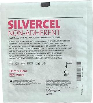 SILVERCEL Non-Adherent Dressing-Size 4" x 4" - Each 1
