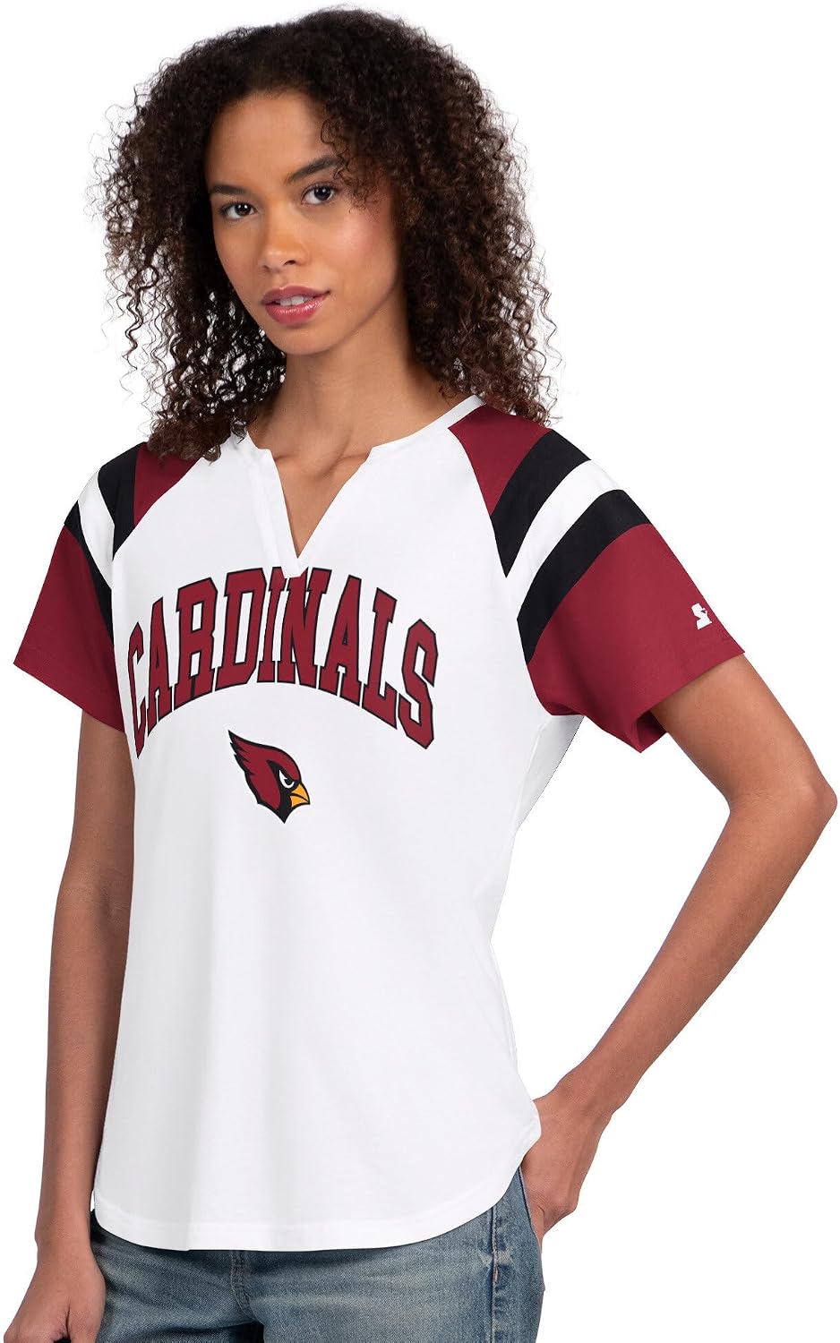STARTER Women's NFL Game On Notch Neck T-Shirt