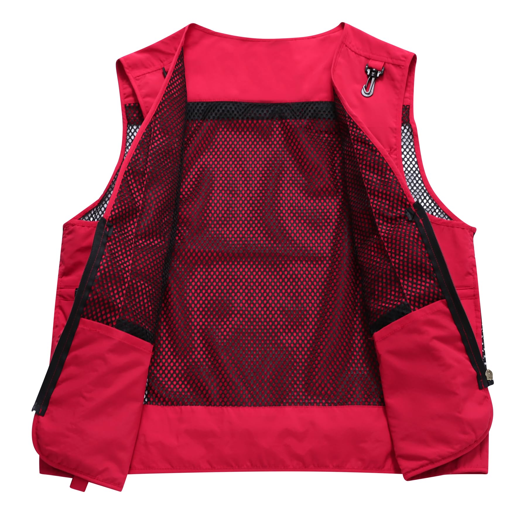 YOUTHUP Gilet da Pesca Pratico da Uomo Gilet da Lavoro Multitasche per Esterni Gilet da Caccia Estivo per Fotografia