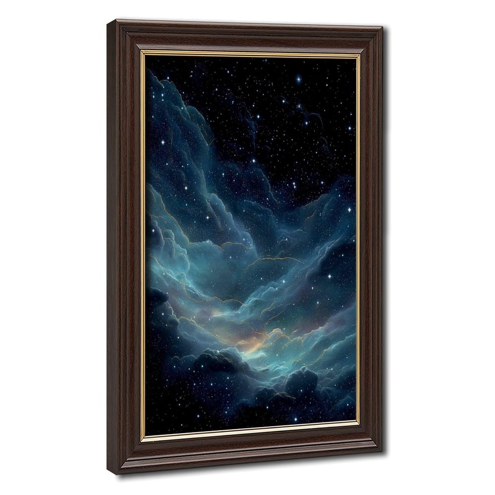 Bareronor Celestial Cloudscape Poster Canvas Poster Bedroom Decor Landscape Office Room Decor Gift 16" L X 24" W