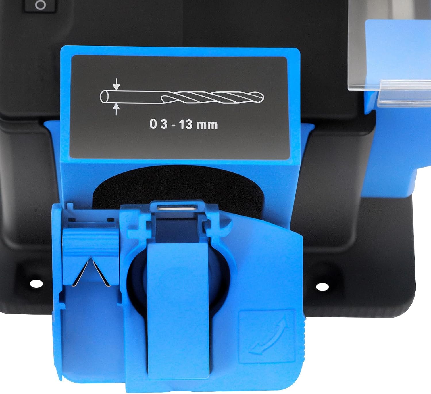 Electric Drill Bit Sharpener, 3-in-1 Multifunction Electric Sharpening Machine for Knife, drill, Chisel, Scissor, 110V, Grinder with Adjustable Angles, 96W, 1350rpm, Compact Design