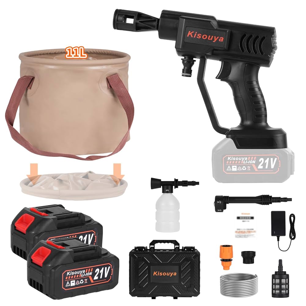 Amazon | 高圧洗浄機 コードレス 充電式 9MPa【Kisouya 新登場