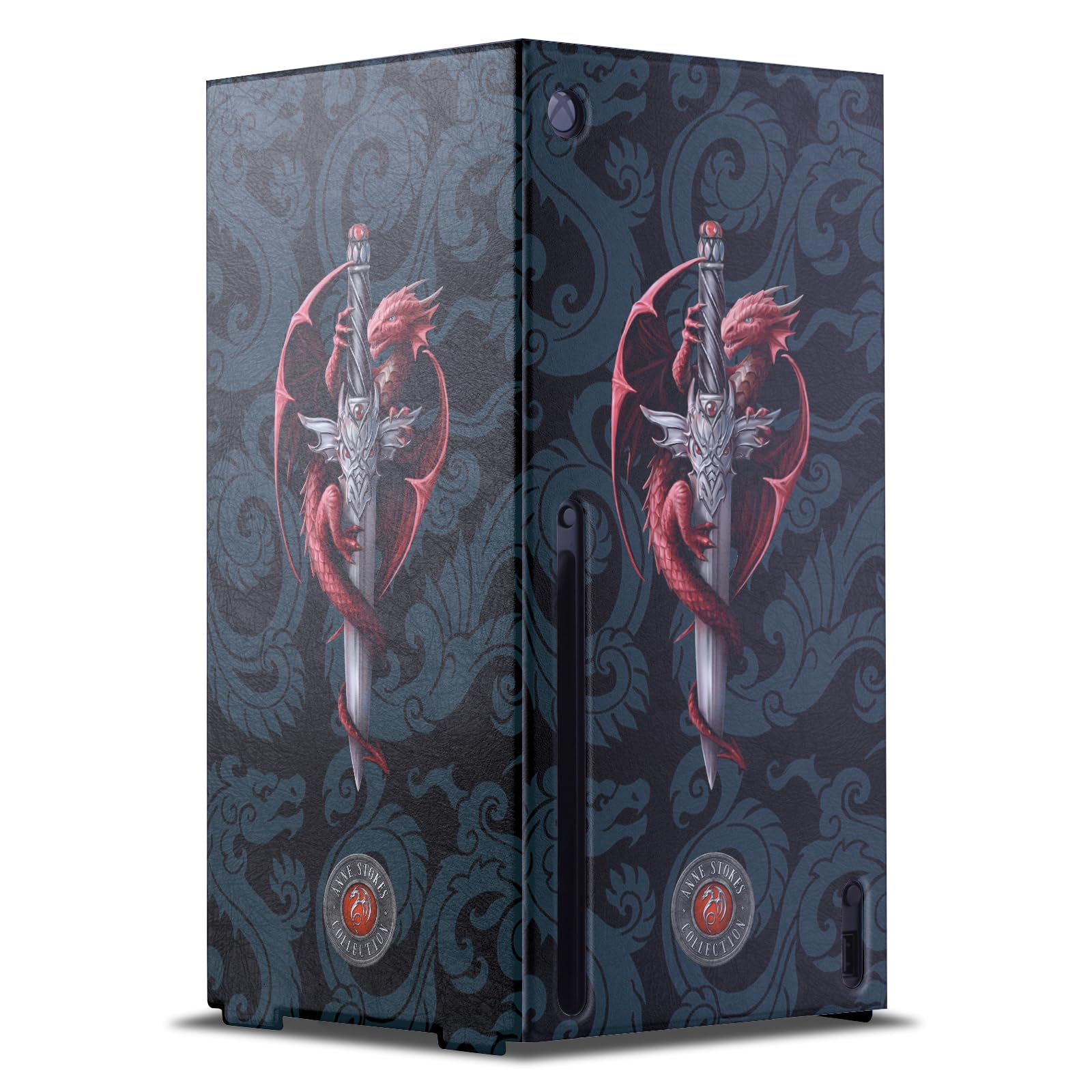 Skin Xbox Series X Anne Stokes Dragon Poignard - Sticker de console de jeu - 8
