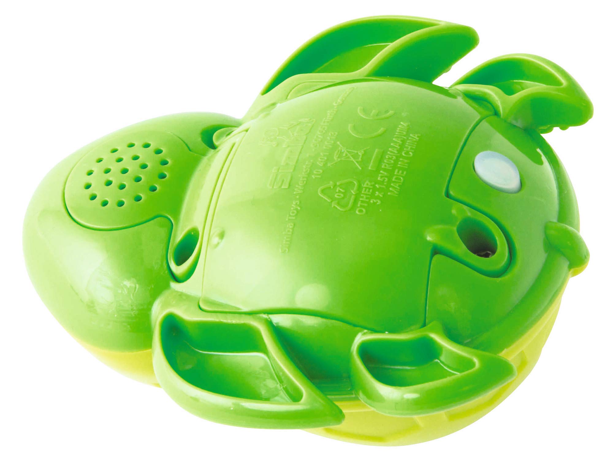 Simba 104010013 - ABC bath turtle 11 cm, swims and splashes small fountain, baby toys, bathtub toys, from 12 months - Image 2