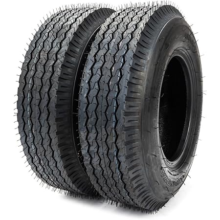 Amazon Com Autoforever 4 00 4 80 8 Trailer Tire Lrc 4 Pr 4 80 8 4 80x8 Front Rear Bias Tires Pack Of 2 Automotive