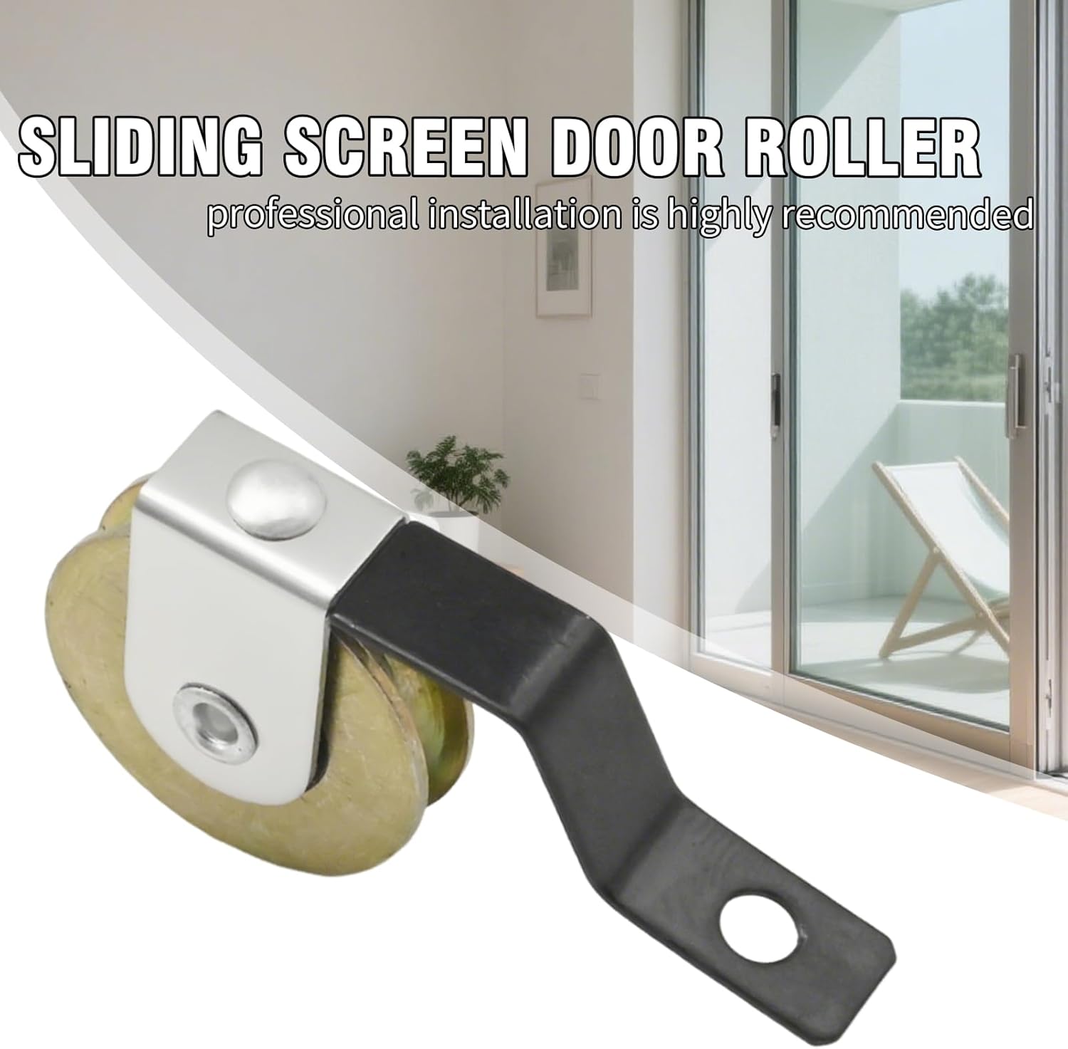 4 Pack Sliding Screen Door Spring, Rugged Steel Ball Bearing Roller, Replacement for Academy, Replaces B 638 B 687 B 639 B 756