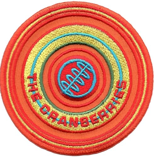C&D Visionary Orange, Yellow, Blue The Cranberries Circle Logo Patch