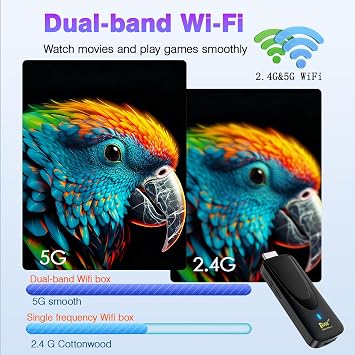 Smart TV STICK,2026 Android 14 TV Stick 8K Streaming Player, 2GB RAM 16GB ROM, HDR, Dual-Band WiFi (2.4G/5GHz), Media Player,Ultra HD Media Hub