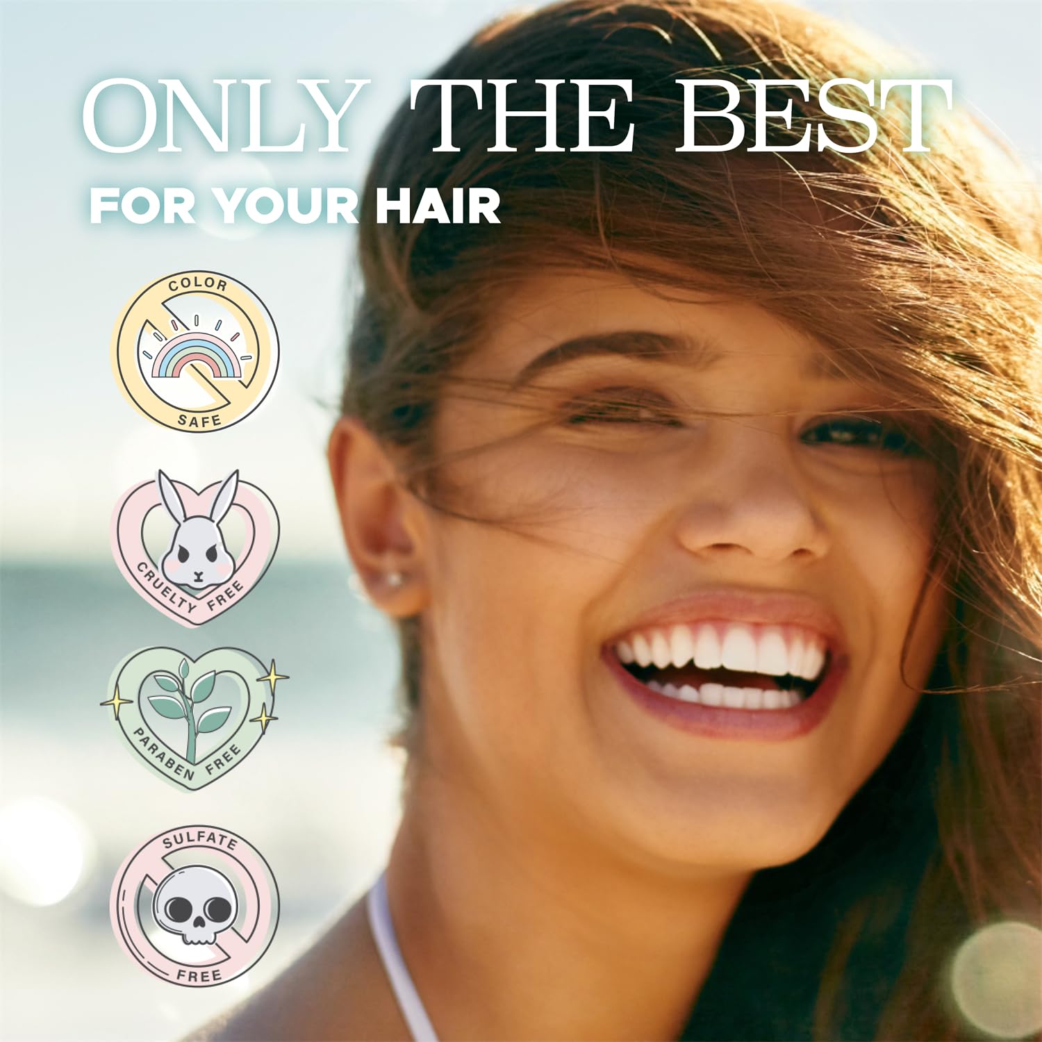 Luseta Coconut Milk Heat Protection Spray for Hair Styling, Preventing Heat Damage and Breakage for Women and Men 8.5oz - Image 6