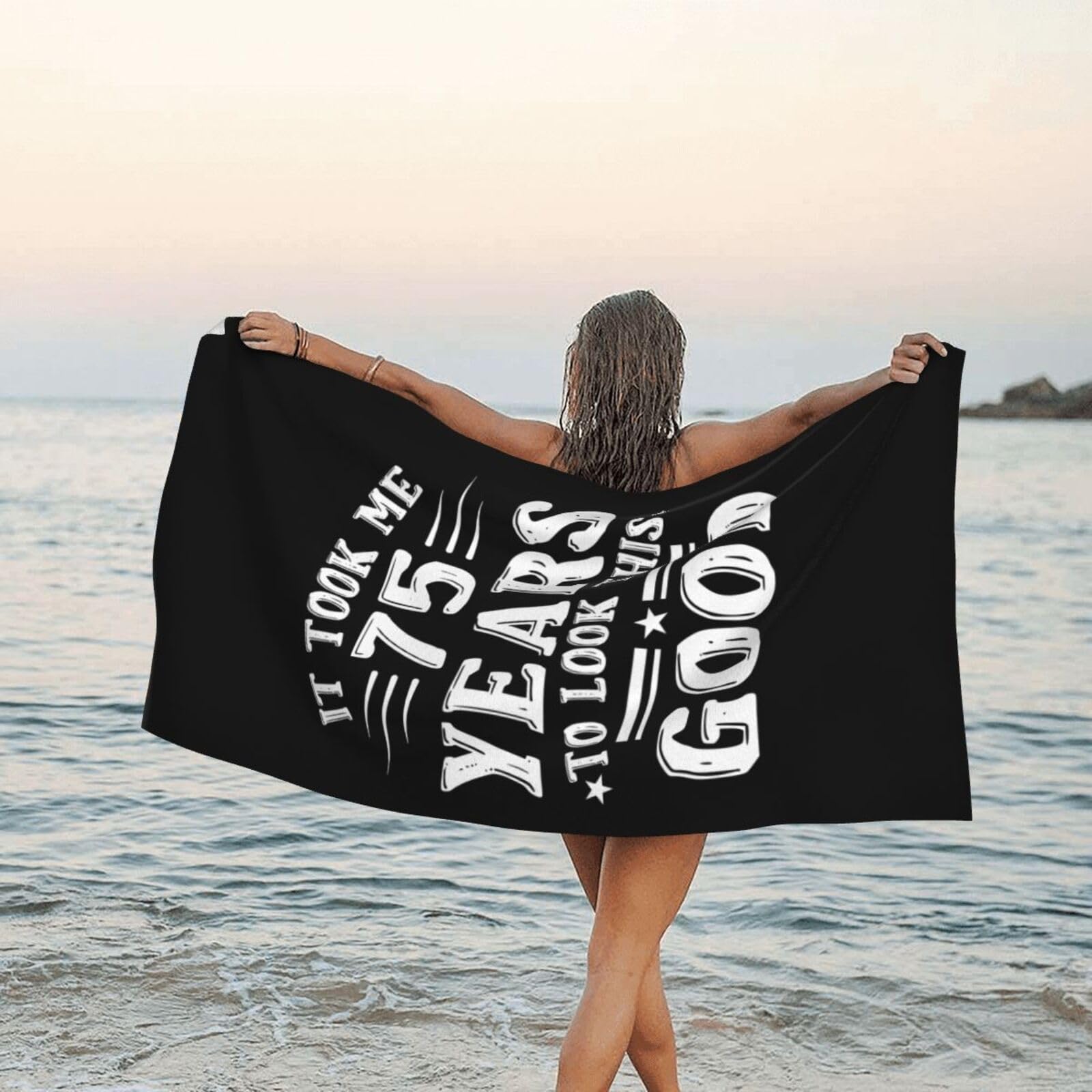 Serviette de plage légère 80x130cm pour vos sessions de natation et de camping d'été