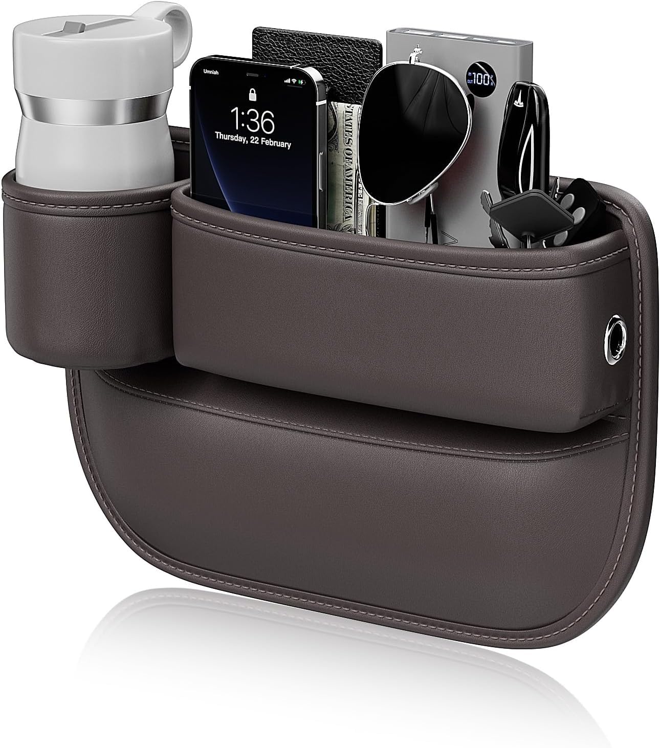LIJIZHE Car Seat Side Storage Pocket for