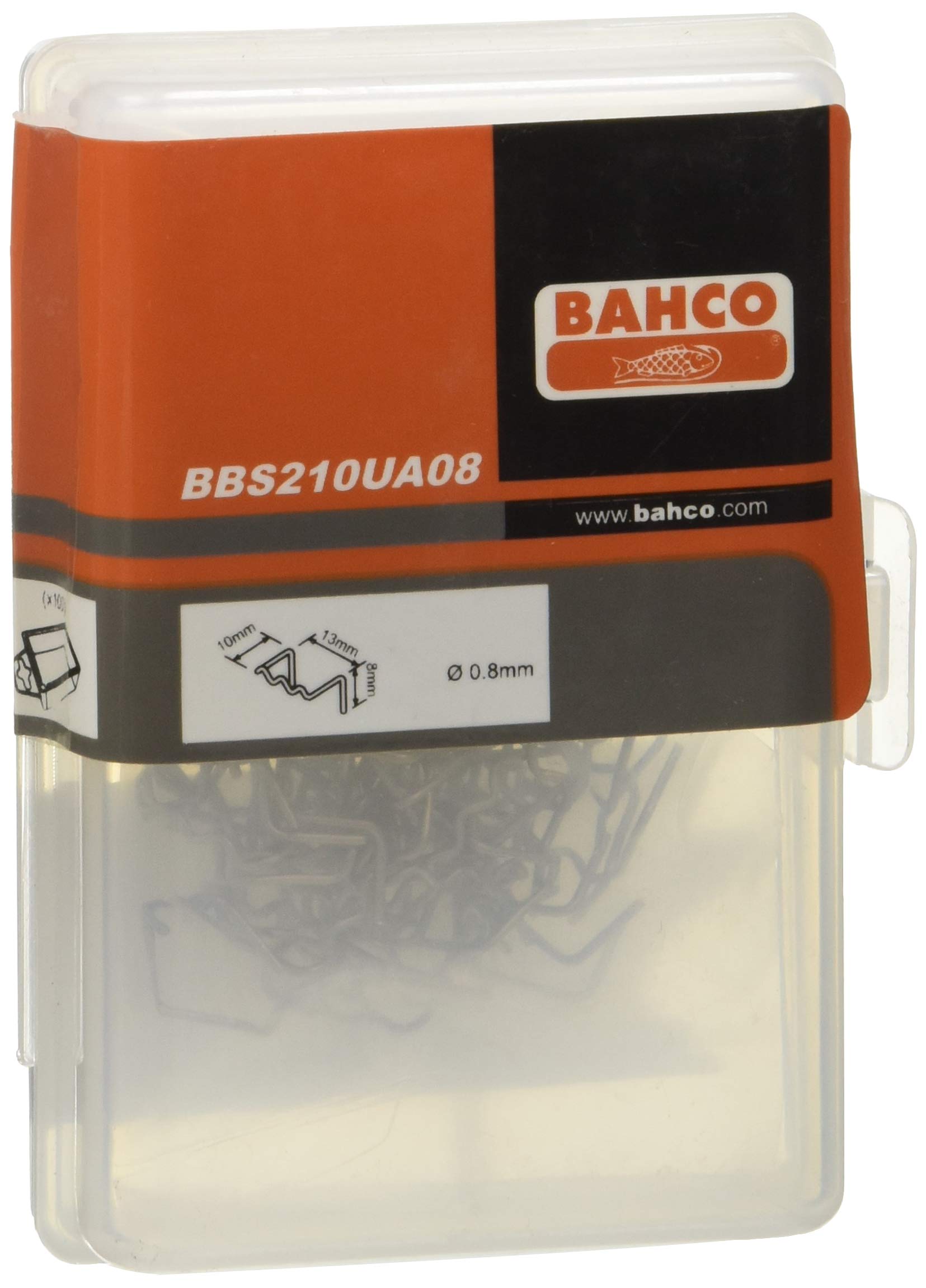 Agrafes de rechange Bahco BBS210UA08 U+Angle 0,8mm de qualité industrielle pour agrafeuse