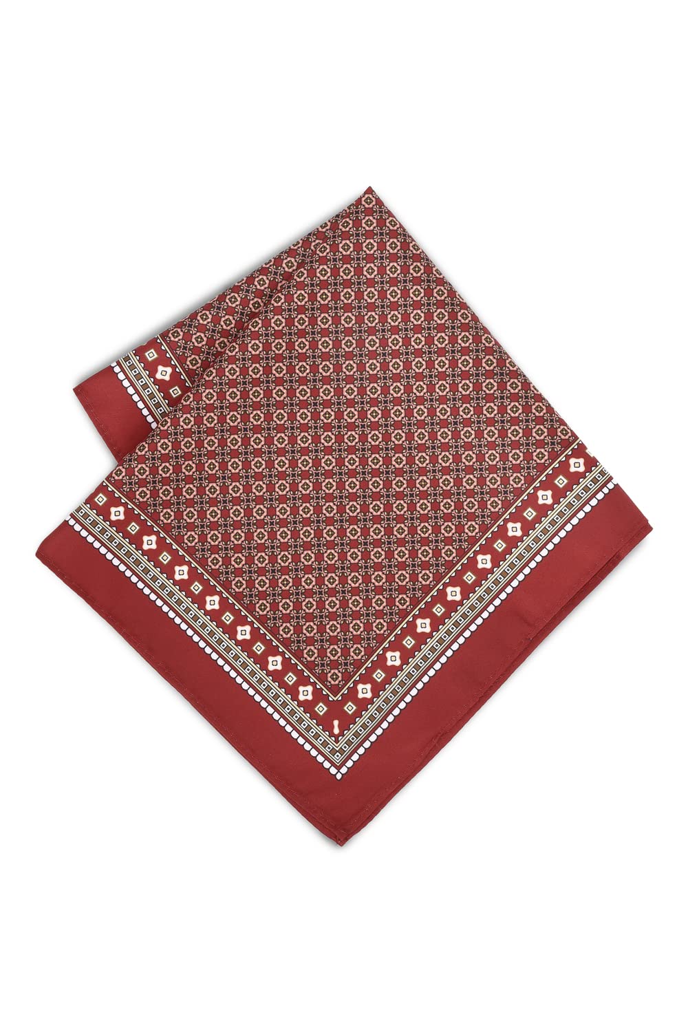 Maroon Pocket Square,Free Size-image-30