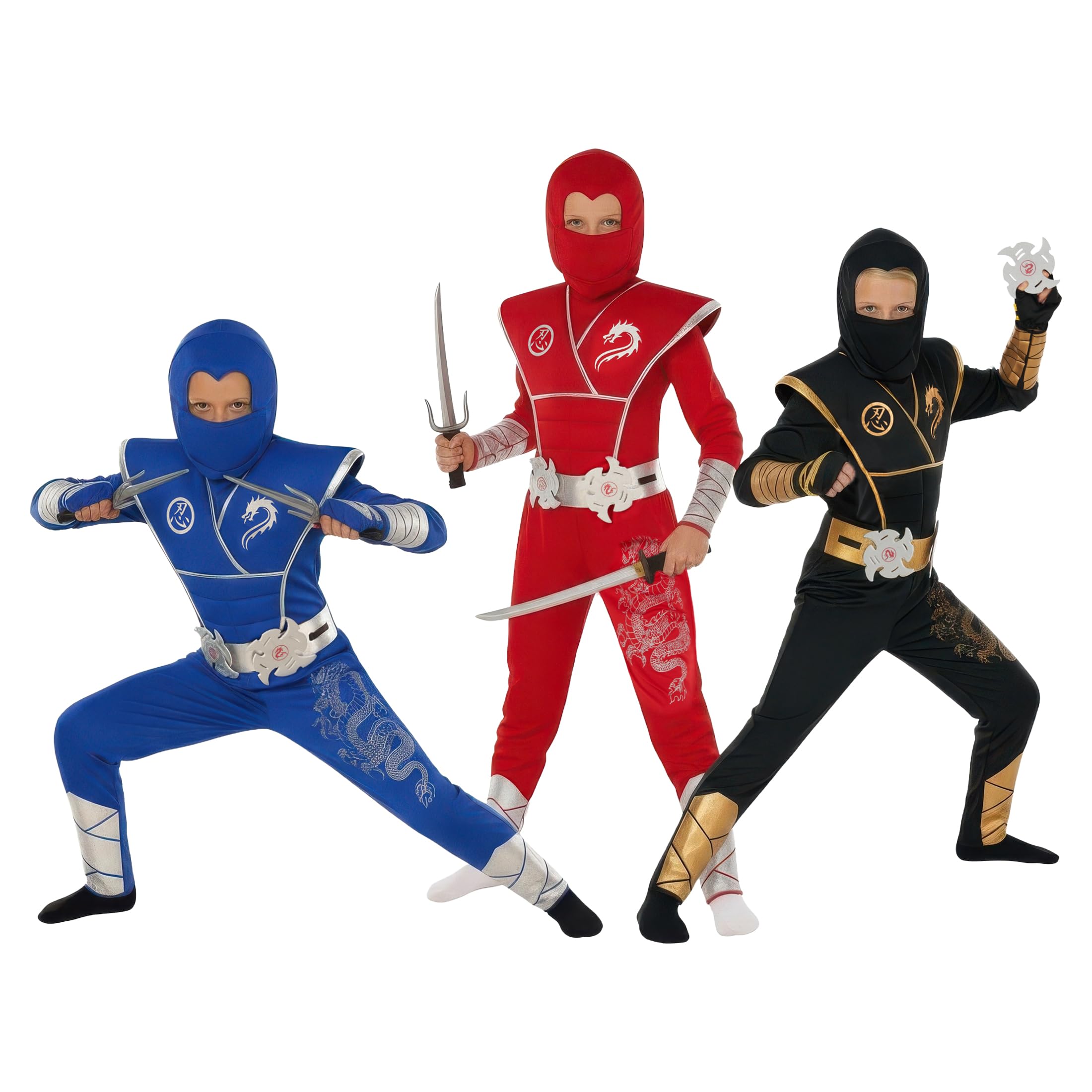 Morph Disfraz Ninja Niño, Traje Ninja para Halloween, Disfraz Halloween Niño