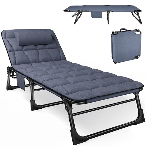 ATORPOK Folding Camping Cot Adults Chaise — related Camp Furniture alternative