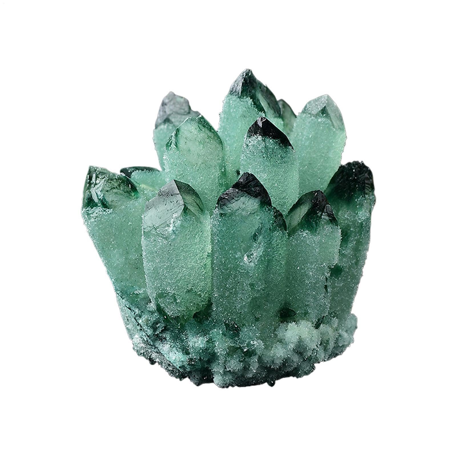 Ornements de grappe de crystals naturels d'une grande pureté pour collection