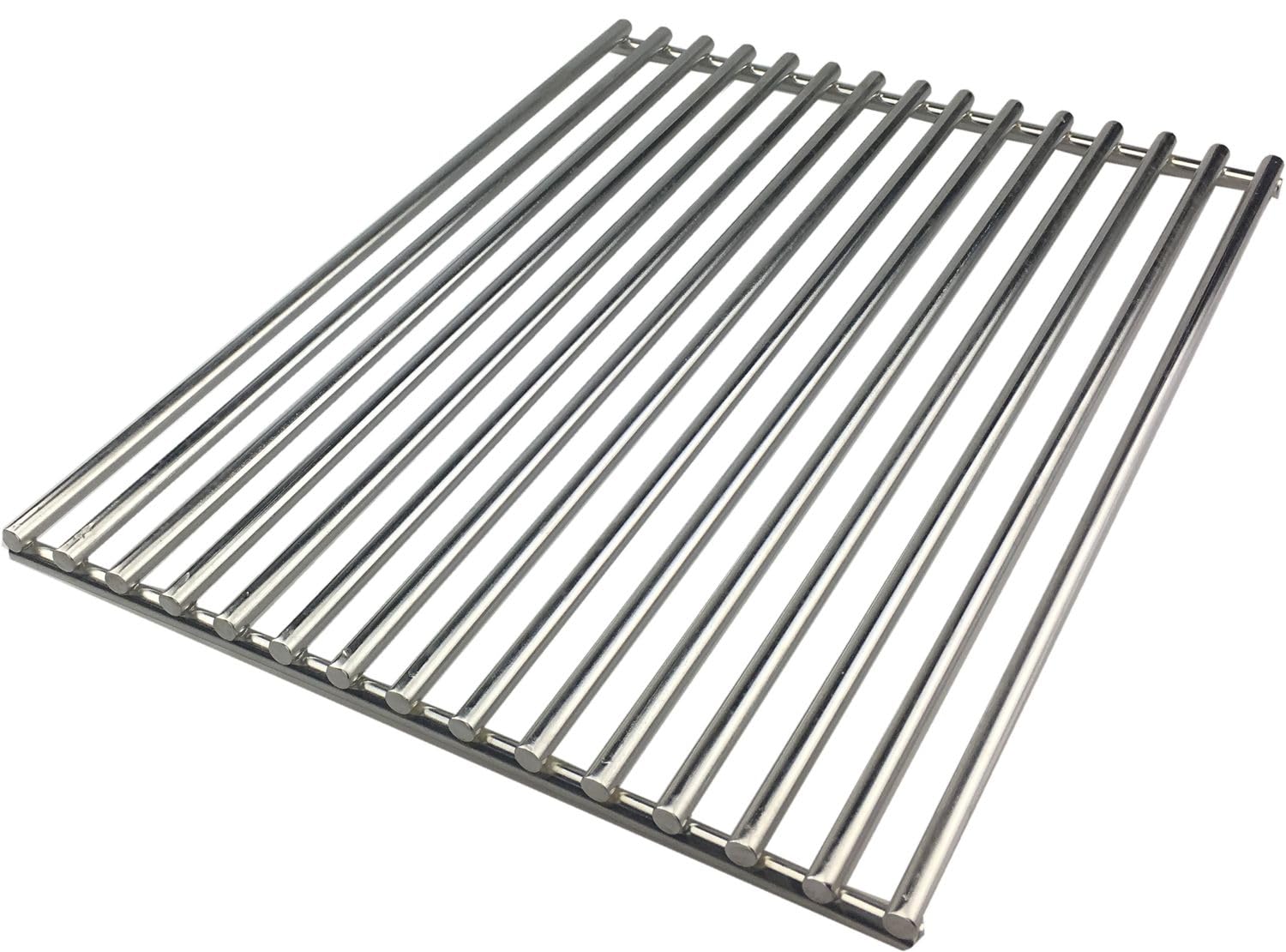 Grillfürst Edelstahl Grillrost für Broil King Monarch und Broil King Royal - pflegeleichtes Grillgitter mit 8 mm starken Streben, Ersatz Grillrost im Format 36,8 x 27 cm