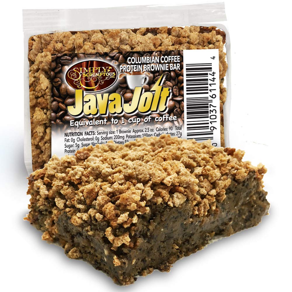 Simply Scrumptous High Protein Brownie Bar - JavaJolt