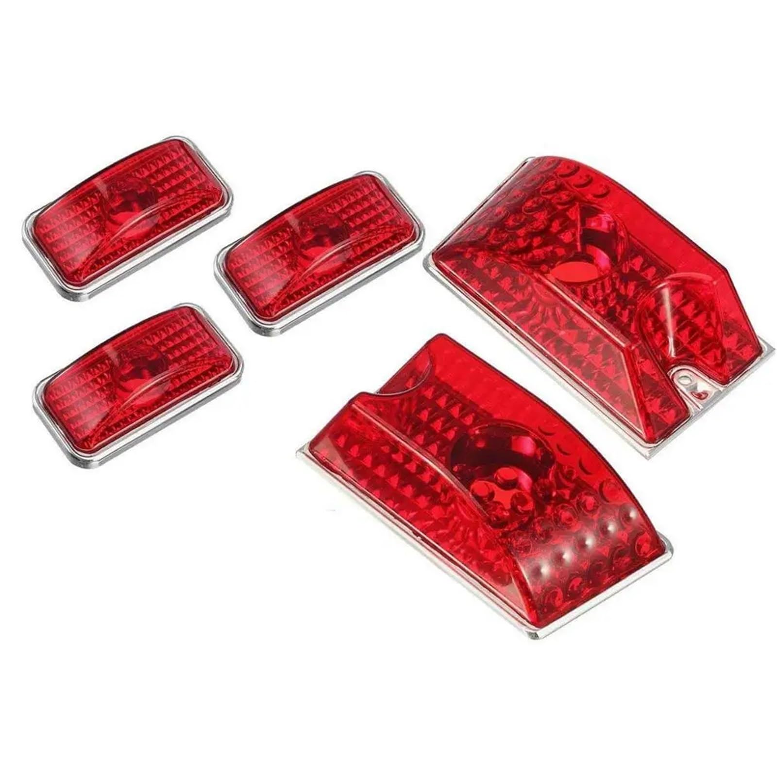 Genérico SustitucióN Luces Techo Cabina Juego De 5 Luces Posición For Cabina, Advertencia For Techo Superior, Uso Apto Para Hummer H2 SUV SUT 2003-2009, Accesorios For Coche(White)
