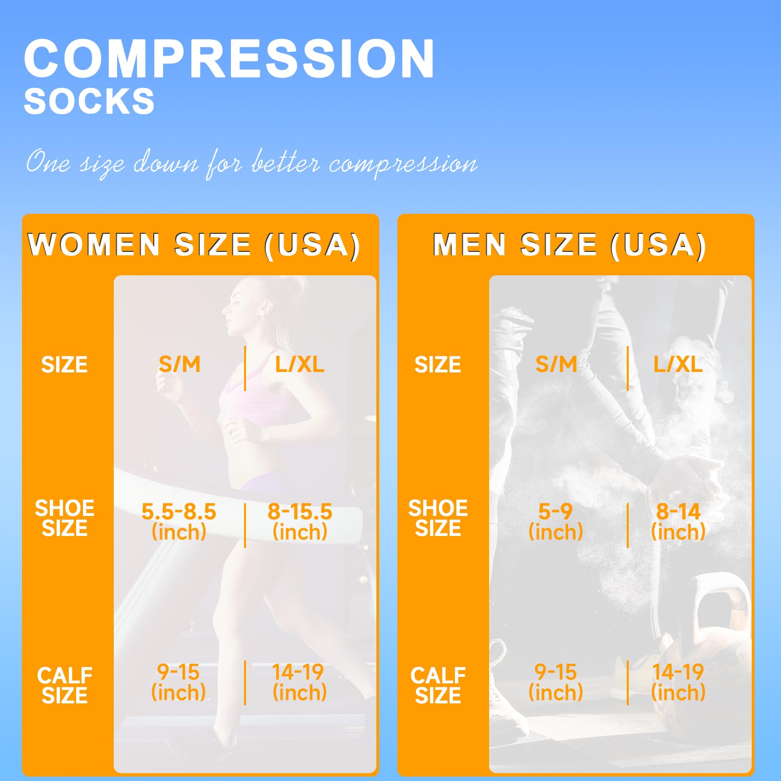 cerpite Calze a compressione per uomo e donna, 6 paia, 20-30 mmHg, ideali per corsa, infermiere, viaggi