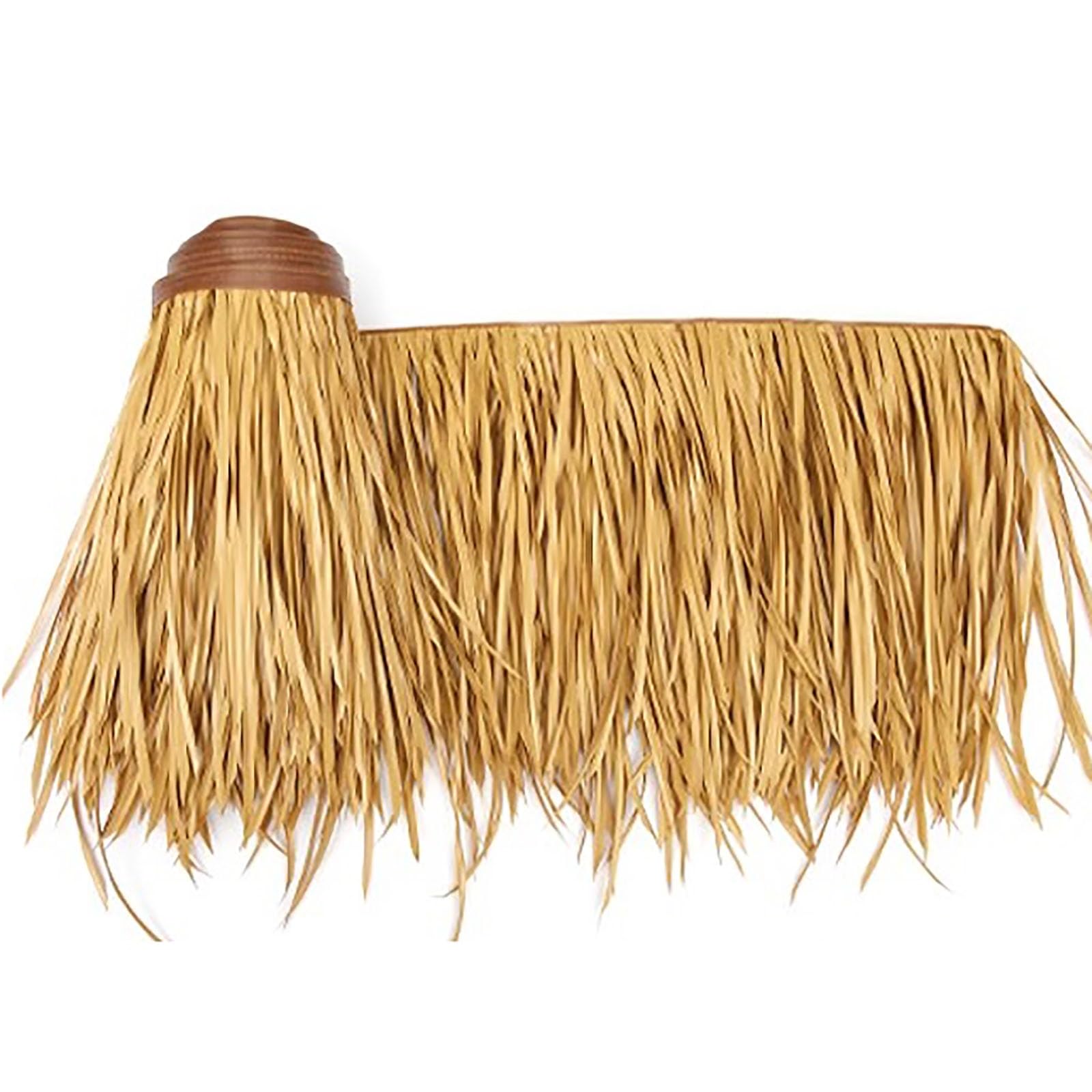 Paja artificial de palma para cubrir cercas y decorar techos en rollo de 0,5 x 5 m