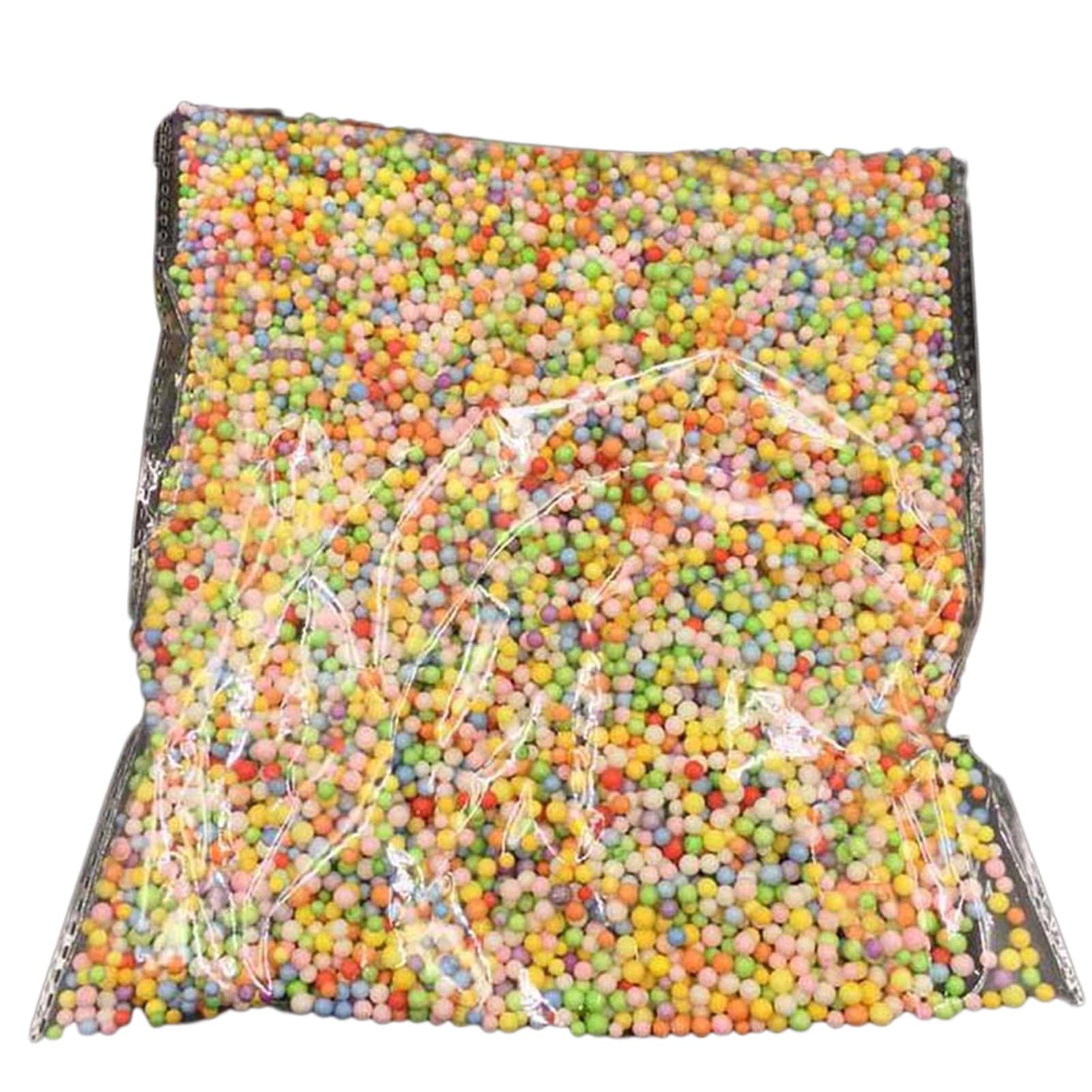 matumou Polystyrene Bead Mini Non-fade Light Weight Bright Color Foam Bead for Gift Box Filling Polystyrene Bead