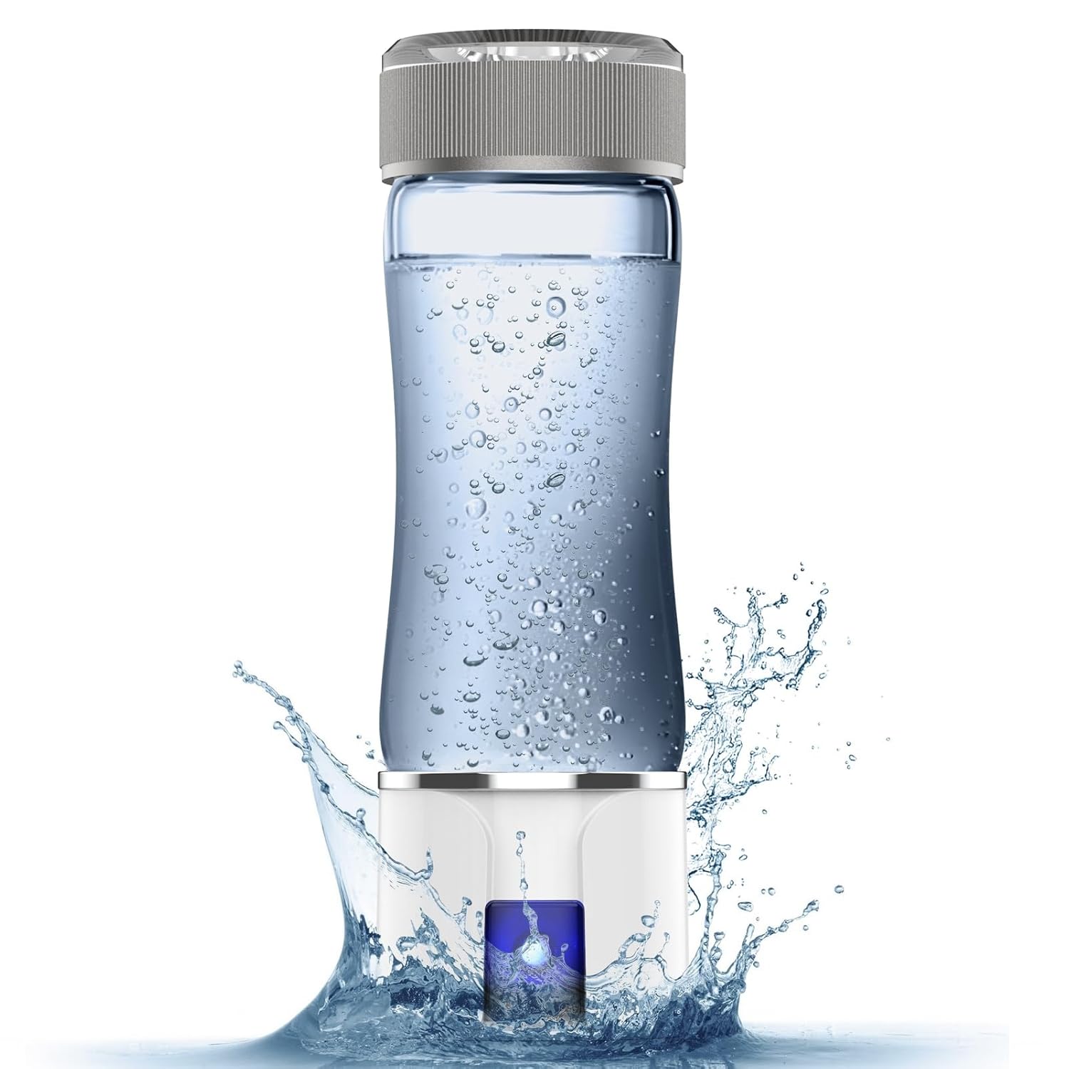 Hydrogen Water Bottle Generator,10 Min 5000PPB Hydrogen Water Bottle Generator, Portable Rechargeable Hydrogen Water Machine with SPE/PEM Technology, for Friend & Family, for Sports, Home, Office