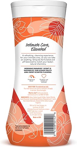 Miniatura 7 de Summer's Eve Morning Paradise Daily Refreshing All Over Feminine Body Wash, lavado femenino pH equilibrado, 15 onzas líquidas