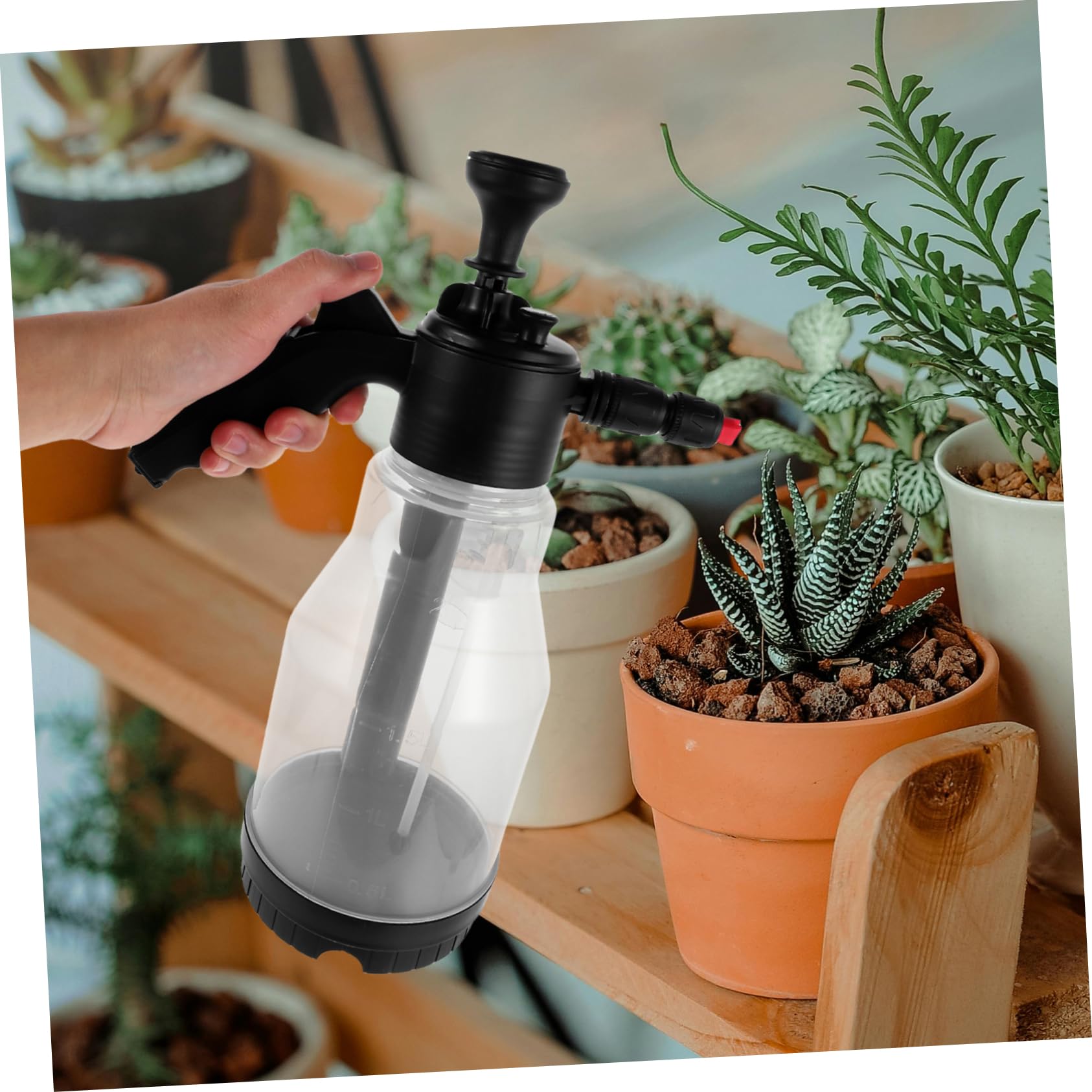 Spruzzatore Manuale a Pressione 2l in Abs per Auto e Giardino