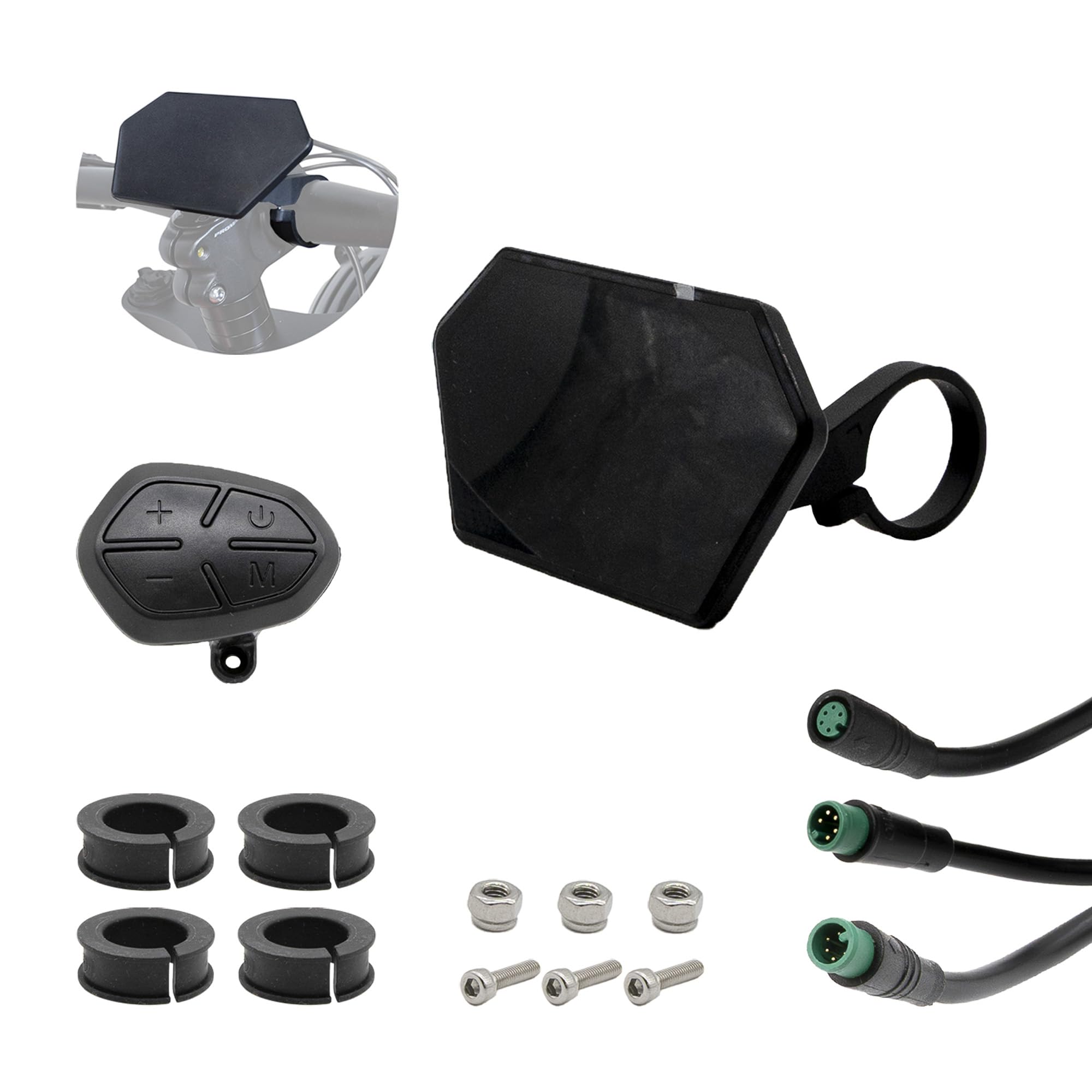 eWheel Display Commando?Navy per monopattino elettrico, pannello di controllo chiaro per visualizzare la velocità della batteria e le modalità di guida con totale precisione