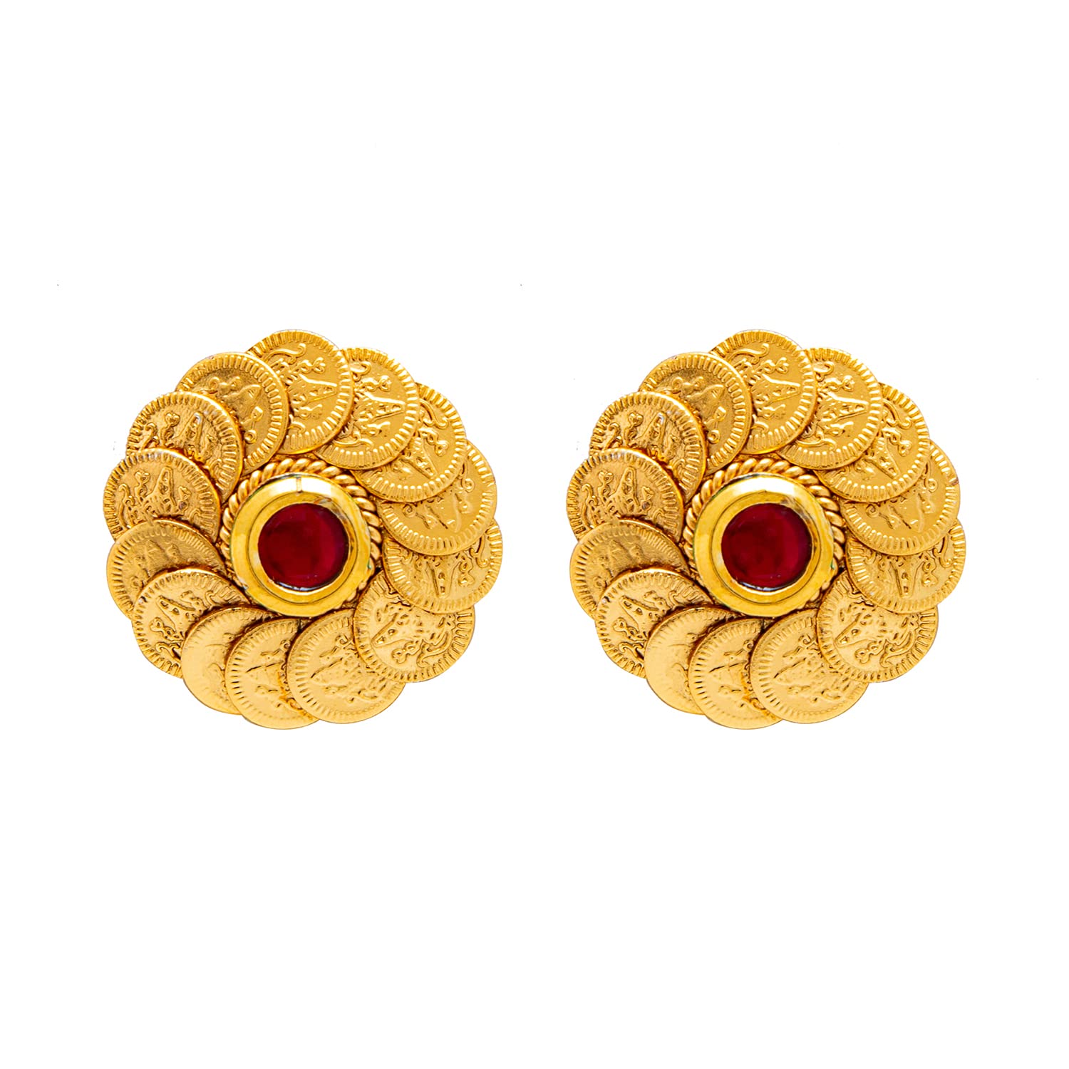 See full amazon price history chart for Shining Jewel Gold Plated Kundan, Pearls and CZ studded Traditional Temple Coin Stud Earrings for Women (SJ_1937) Shining Jewel Gold Plated Kundan, Pearls and CZ studded Traditional Temple Coin Stud Earrings for Women (SJ_1937) (B0B7NMW9W3) Amazon Price History, Amazon Price Tracker
