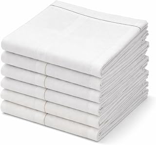 Asix Pure Cotton Handkerchief 42x42 cm | Soft, Absorbent & Breathable | Durable, Reusable & Skin-Friendly | Daily Use Pock... Price In India