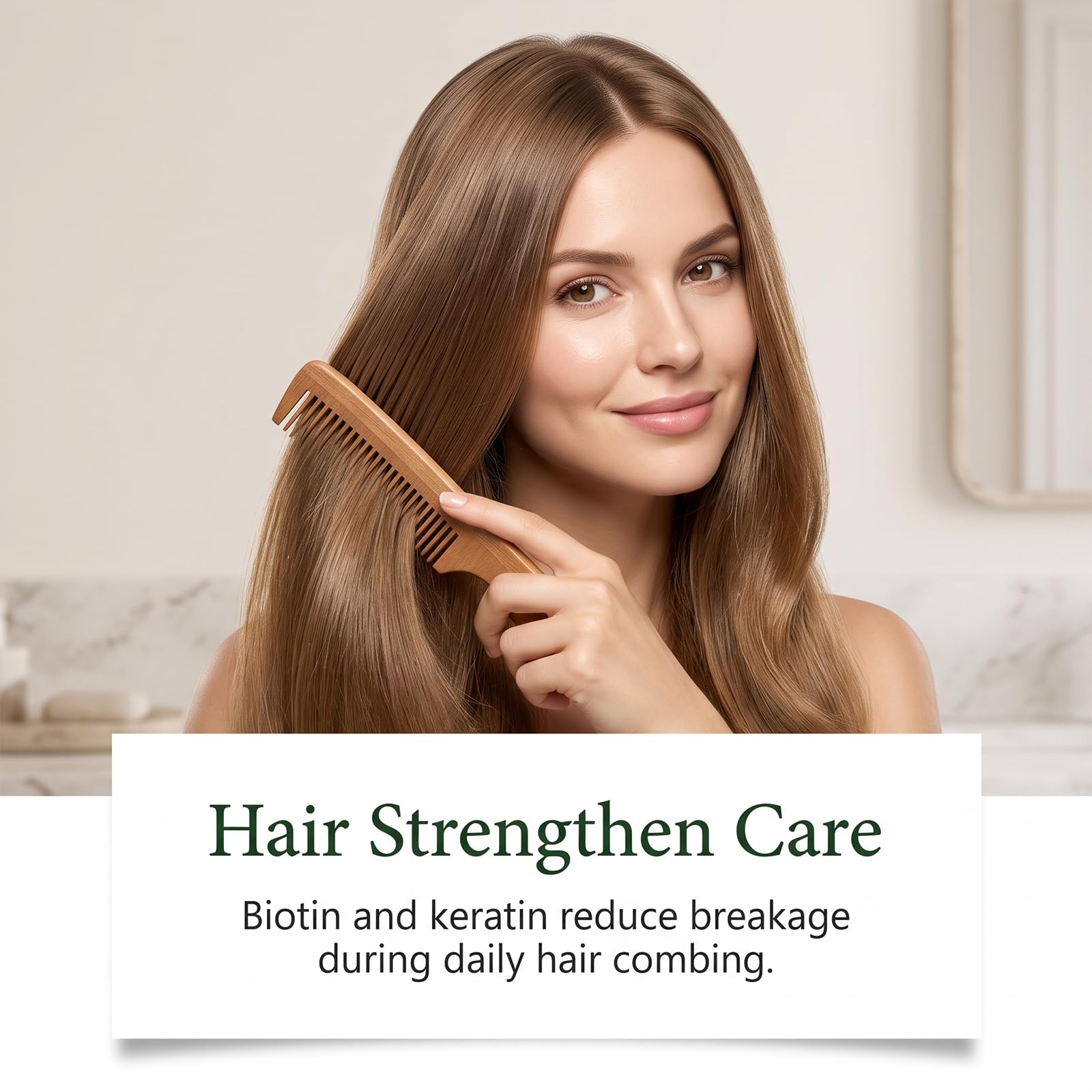 Zwiebelhydrolat-Biotin- und Rosmarin-Shampoo und -Spülung für Haarwachstum, verdickendes Haar, sanft zur empfindlichen Kopfhaut, verleiht Volumen und Glanz, feuchtigkeitsspendende Formel (4pcs)
