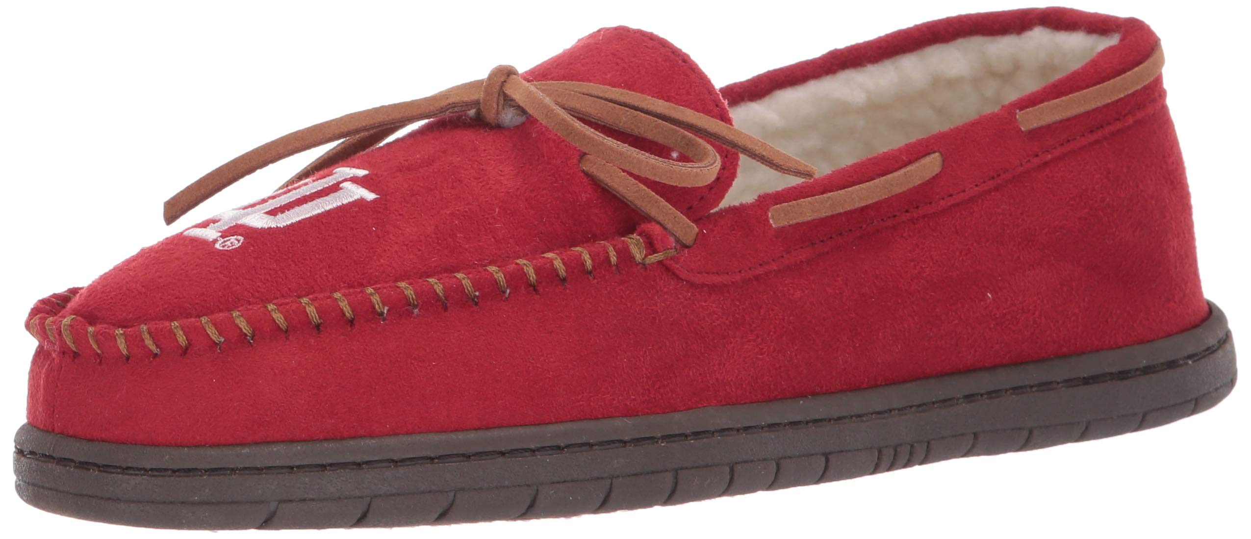 NCAA Indiana Hoosiers Mens BIG LOGO MOCCASINBIG LOGO MOCCASIN, Team Color, S