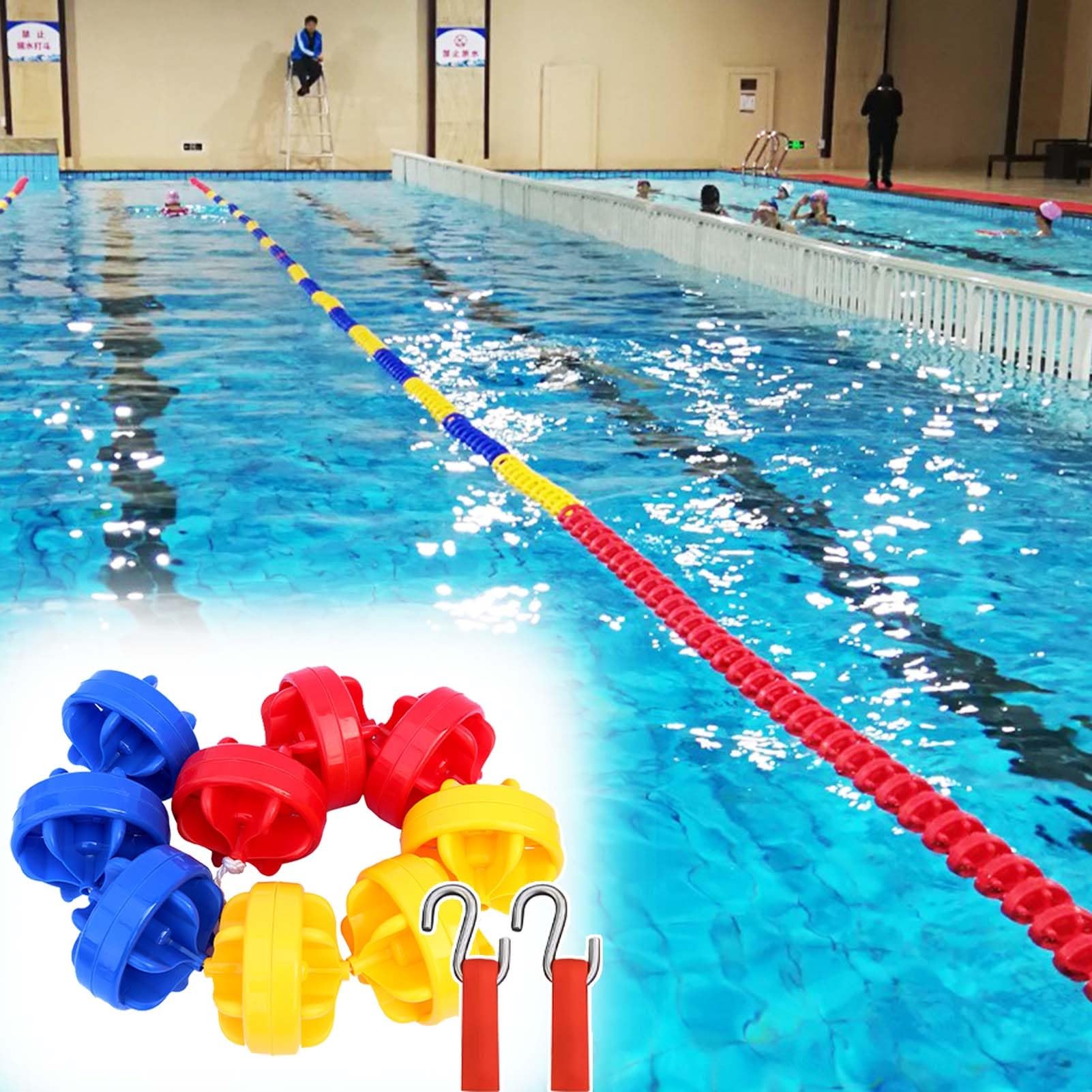 Corda divisoria per piscina, galleggianti per estremità profonde, boa galleggianti per organizzazione e sicurezza della piscina