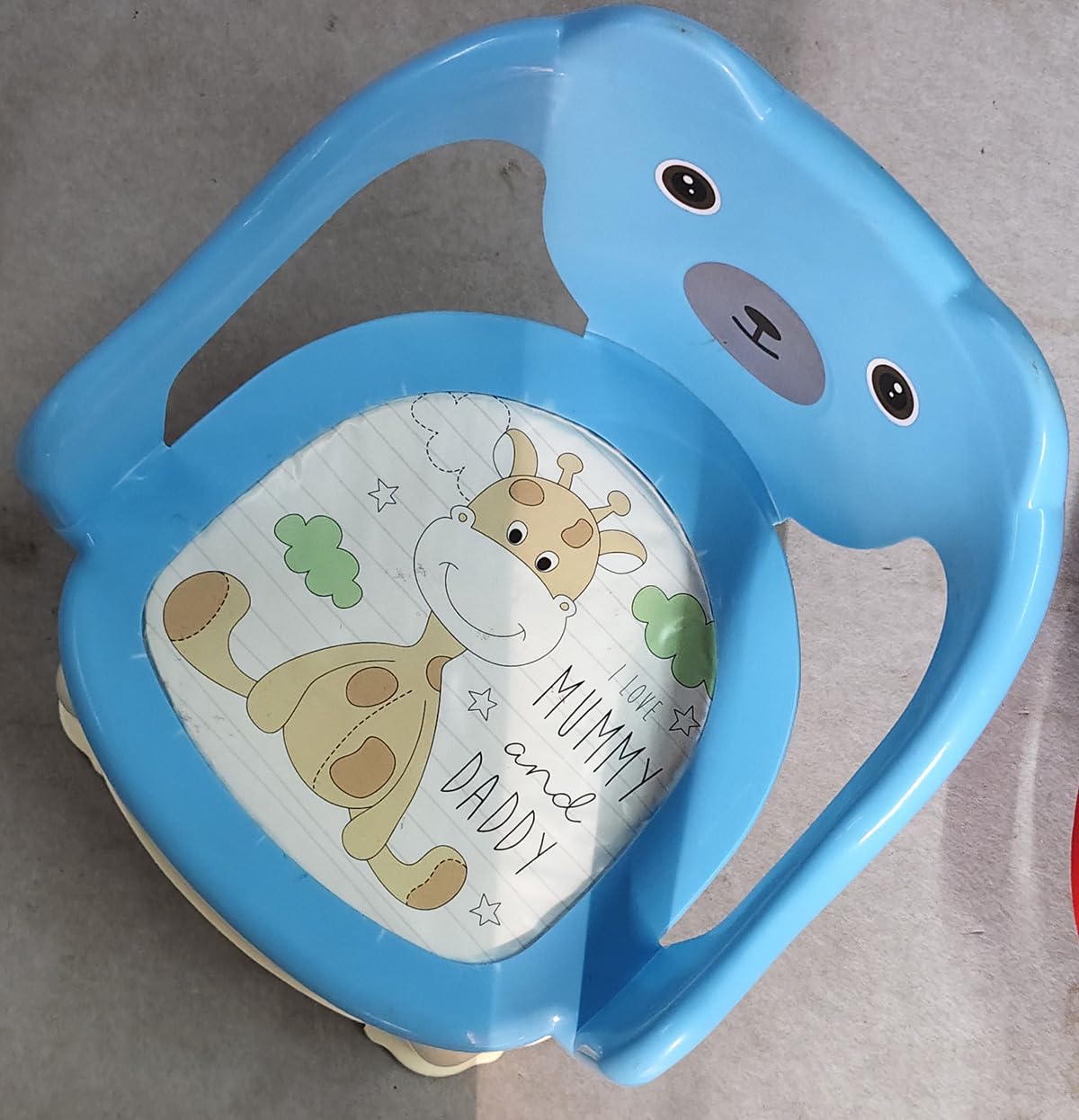 Baby Bucket Baby Chair (16 x 13 inch) Sky Blue Colour-image-33