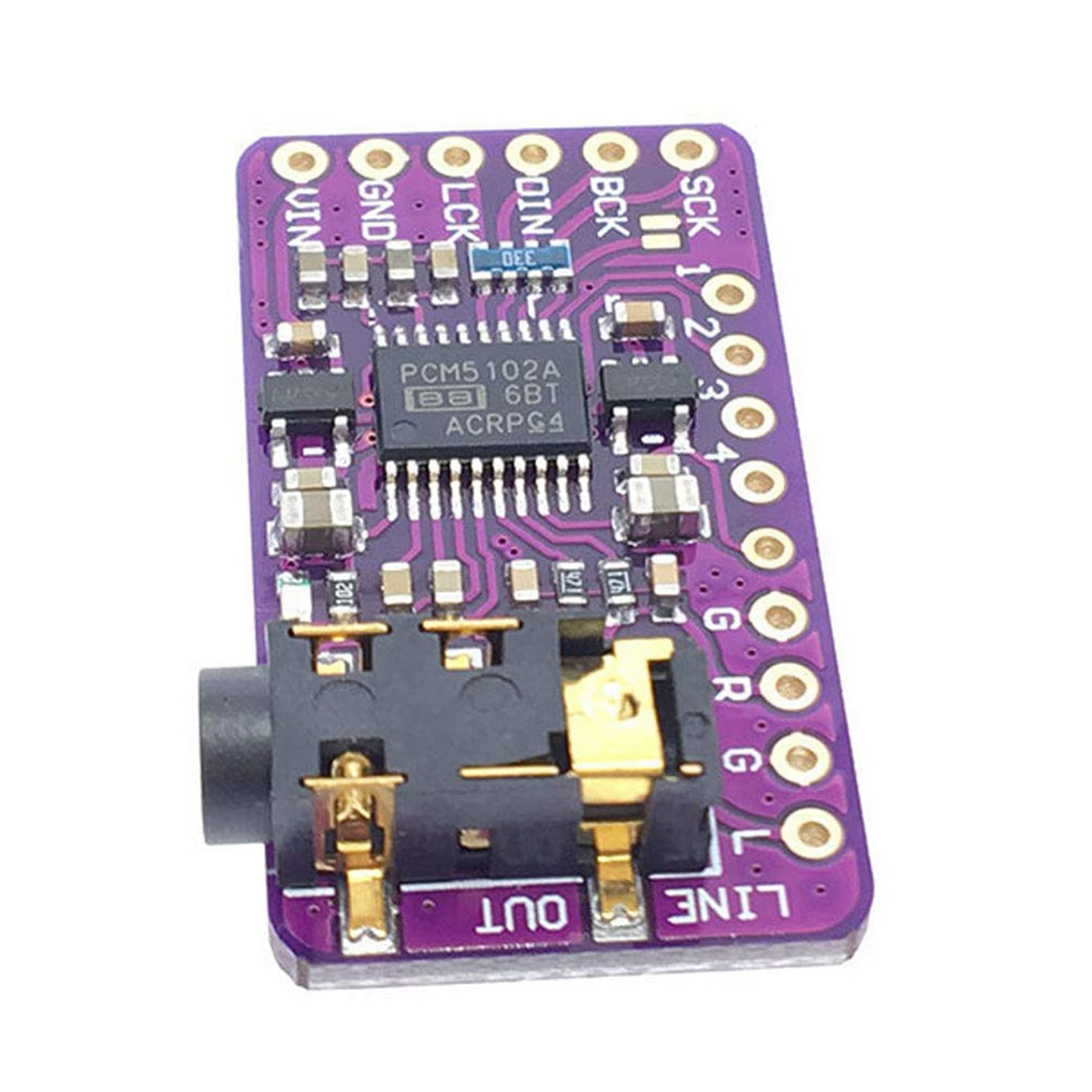 5X PCM5102 I2S IIS Moduł Dekodera Dźwięku Cyfrowego Stereo Konwerter Cyfrowo-Analogowy Moduł Głosowy dla