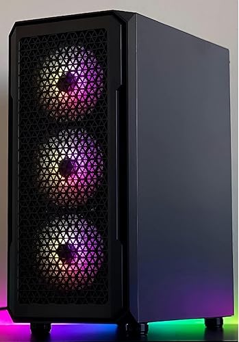 Computadora para juegos de escritorio personalizada para juegos PC RGB Sistema rápido 4.4 GHZ 16 GB DDR4 RAM AMD RYZEN 5 Radeon Graphics 1TB SSD