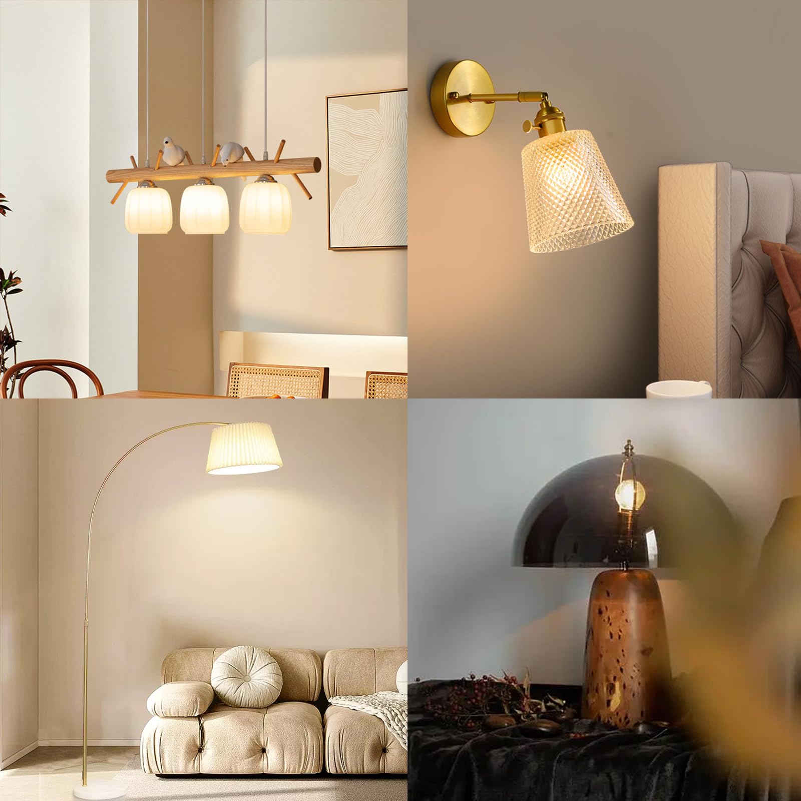 Caldarax Lot de 6 Ampoule G45 E27 28W, Dimmable Blanc Chaud 2700K Transparent Ampoule Globe G45 E27 AC 230V 370LM pour Lustre, Lampe de Table, Lampadaire