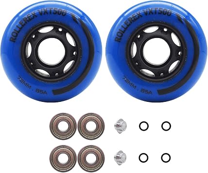 Rollerex VXT500 Inline Skate/Rollerblade Wheels (2-Pack)