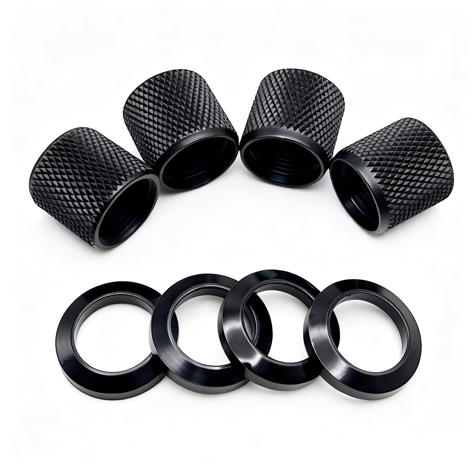 Thread Protector 1/2 * 28 for .22LR .223 & 5.56, with Crush Washer, Steel, 2 Pack (4)