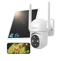 SEHMUA 24/7 AOV Telecamera con SIM 4G da Esterno con Pannello Solare