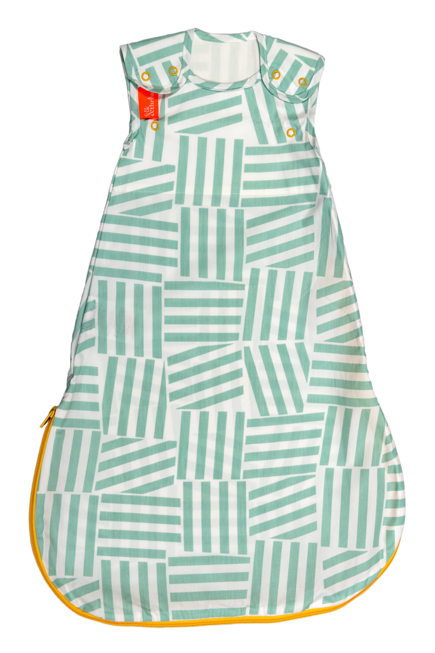 Folk & Thread Organic 0.5 tog Sleeping Bag Newborn, Whitby, 0-3 Months