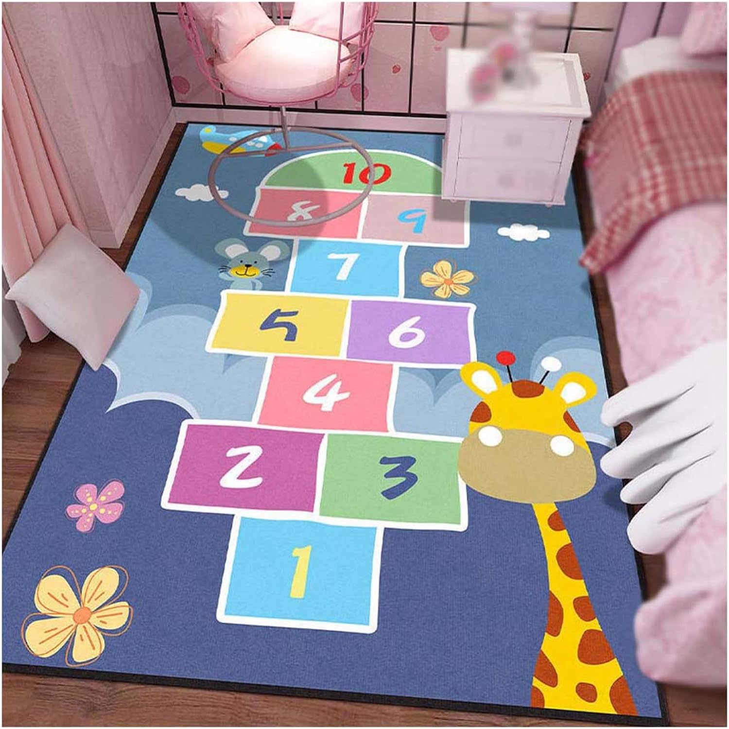 Amazon.com: Educational Hopscotch Numbers Animals ABC Alphabet Roads ...