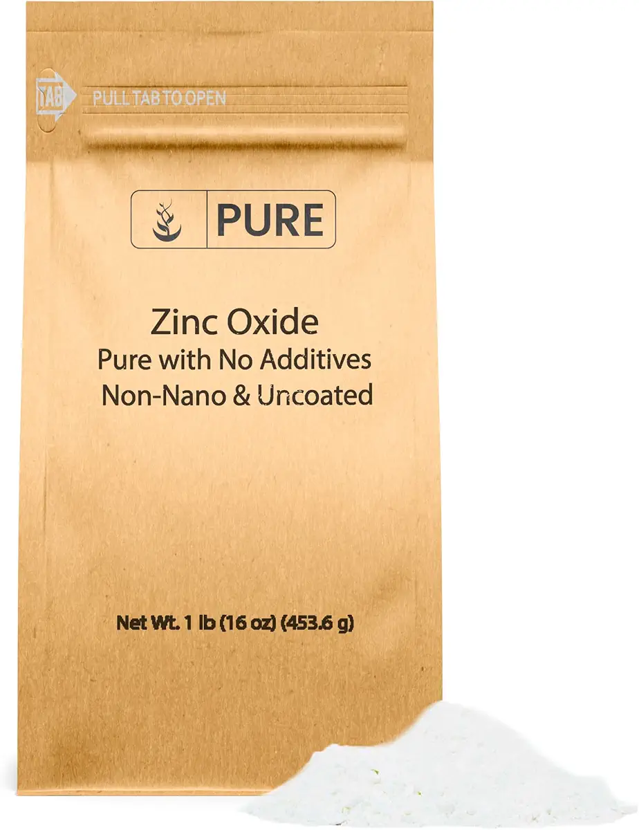Pure Original Ingredients Zinc Oxide, Eco-Friendly Packaging, Non-Nano, Chapped Lips Remedy (1 Pound)